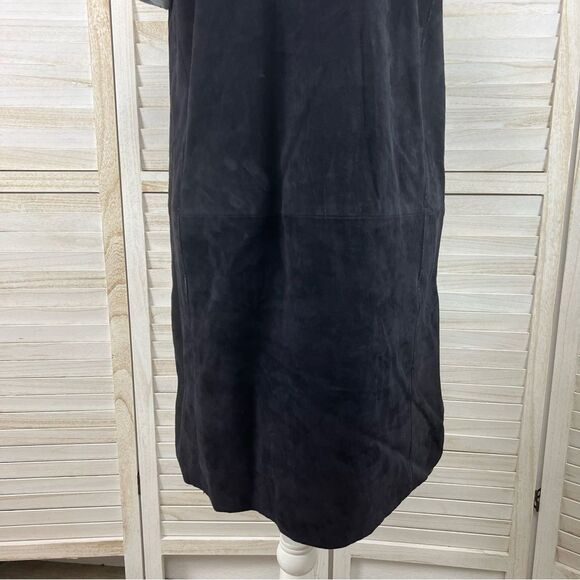 Vince Goat Suede Shift Mini Dress Small - Picture 5 of 15